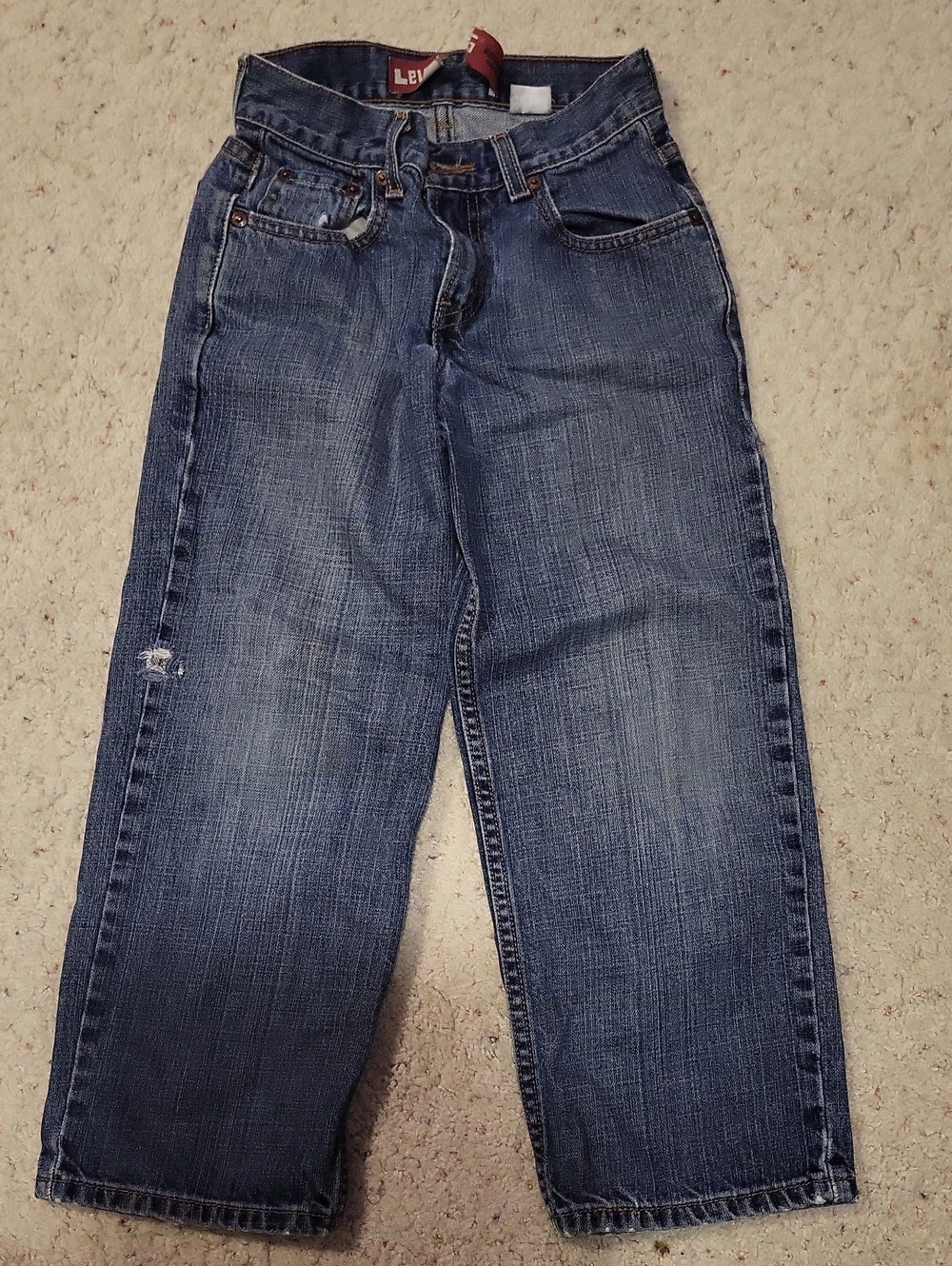 Levi's Kid's Medium Blue Relaxed Fit Jeans